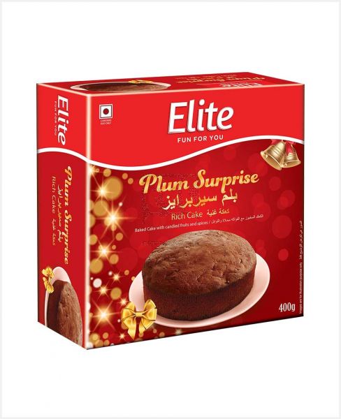 ELITE PLUM SURPRISE CAKE 400GM