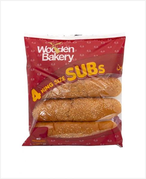 WOODEN BAKERY KING SIZE SUBMARINE BREAD 380GM