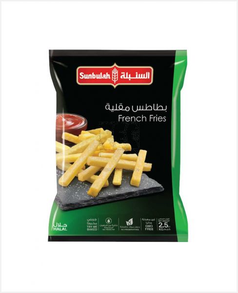 SUNBULAH FRENCH FRIES 2.5KG S/PRICE