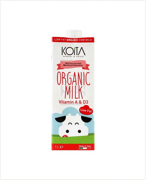 KOITA LOW FAT ORGANIC COW MILK 1LTR