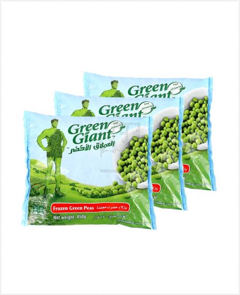 GREEN GIANT GREEN PEAS 450GM 2+1 FREE OFFER