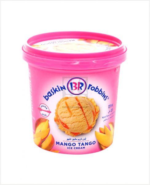 BASKIN ROBBINS MANGO TANGO ICE CREAM 120ML