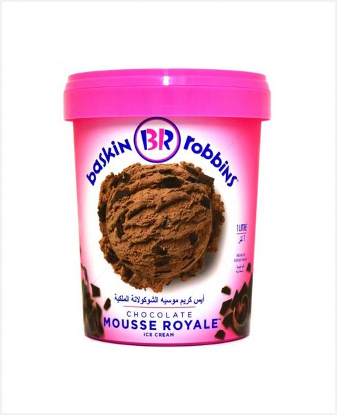 BASKIN ROBBINS CHOCOLATE MOUSE ROYAL ICE CREAM 1LTR