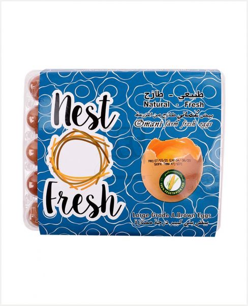NEST NATURAL FRESH BROWN EGGS LARGE 30'S