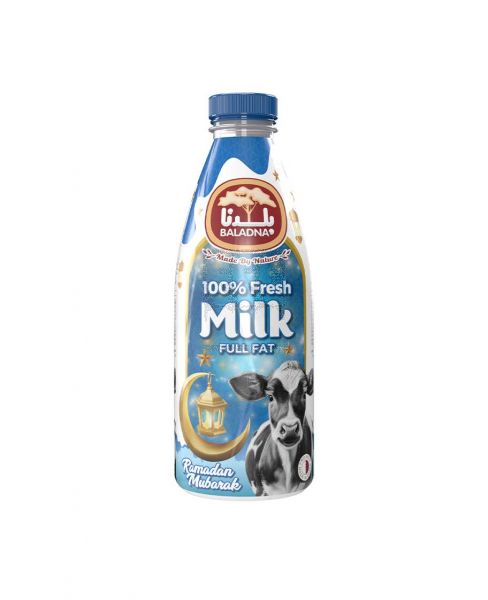BALADNA FRESH FULL FAT WHOLE COW MILK 1LTR
