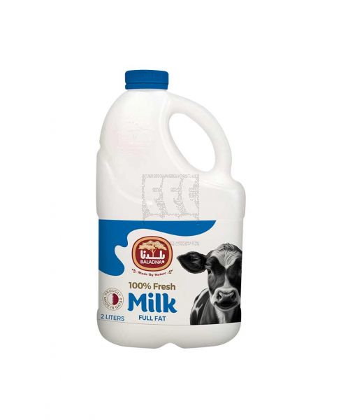 Baladna Fresh Milk Full Fat 2ltr