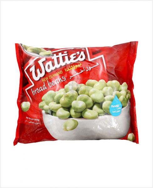 WATTIES FROZEN BROAD BEANS 900GM @20%OFF S/OFFER