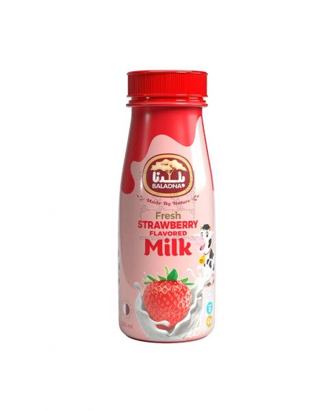BALADNA FRESH FLAVORED STRAWBERRY MILK 200ML