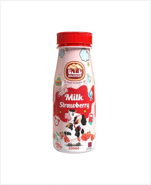 BALADNA FRESH FLAVORED STRAWBERRY MILK 200ML