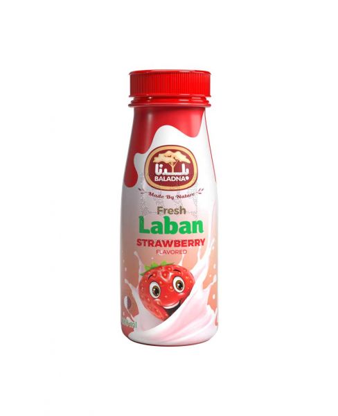 BALADNA FRESH FLAVORED STRAWBERRY LABAN 200ML