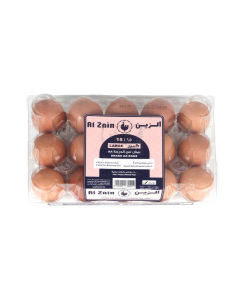 AL ZAIN FARM FRESH BROWN EGGS LARGE 15'S