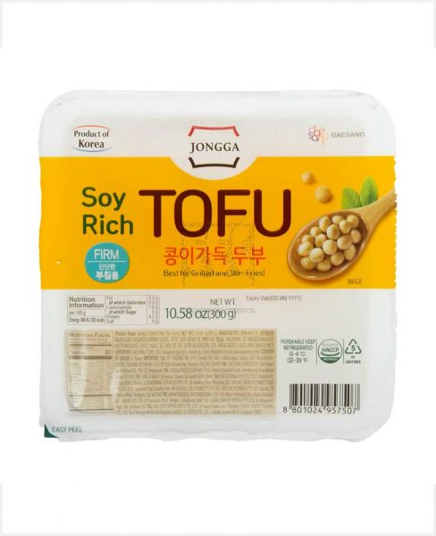 JONGGA SOY RICH FIRM TOFU 300GM