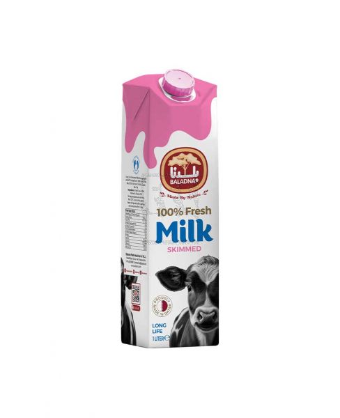 BALADNA UHT SKIMMED MILK 1LTR