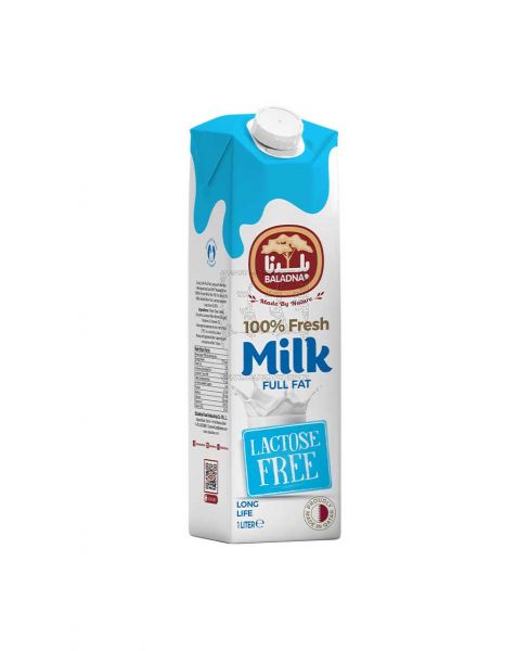 BALADNA UHT LACTOSE FREE MILK 1LTR
