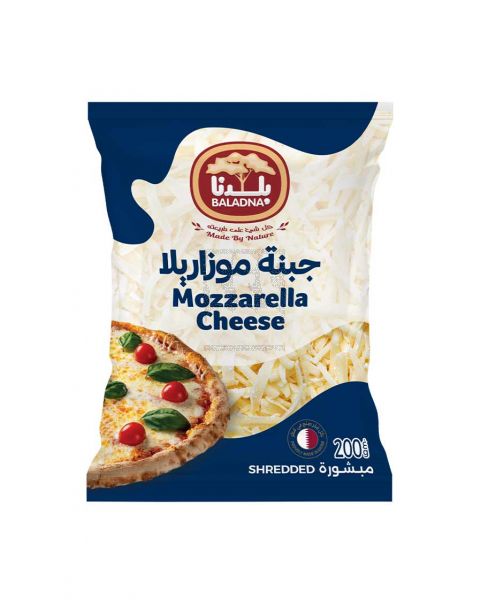 Baladna Mozzarella Shredded Full Fat Cheese 200gm