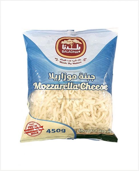Baladna Mozzarella Shredded Full Fat Cheese 450gm