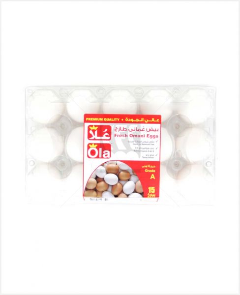 Ola White Egg Large 15pcs
