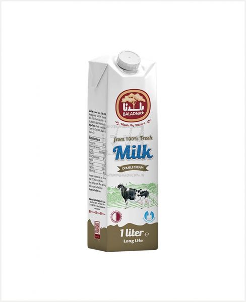 BALADNA UHT DOUBLE CREAM MILK 1LTR