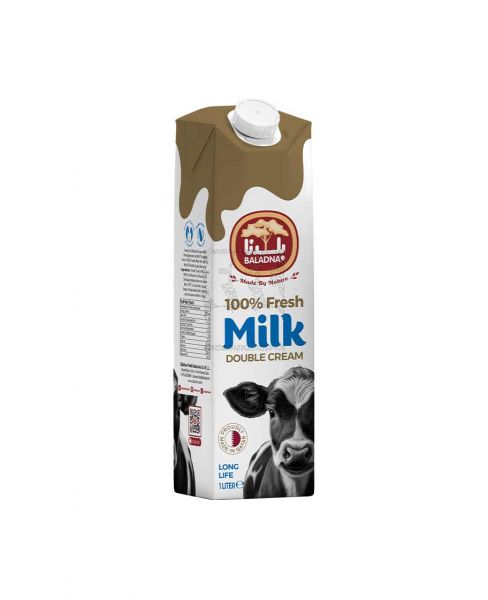 BALADNA UHT DOUBLE CREAM MILK 1LTR