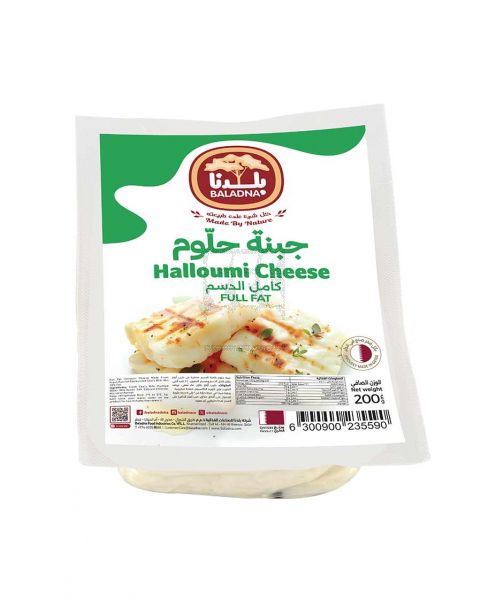 BALADNA HALLOUMI CHEESE FULL FAT 200GM