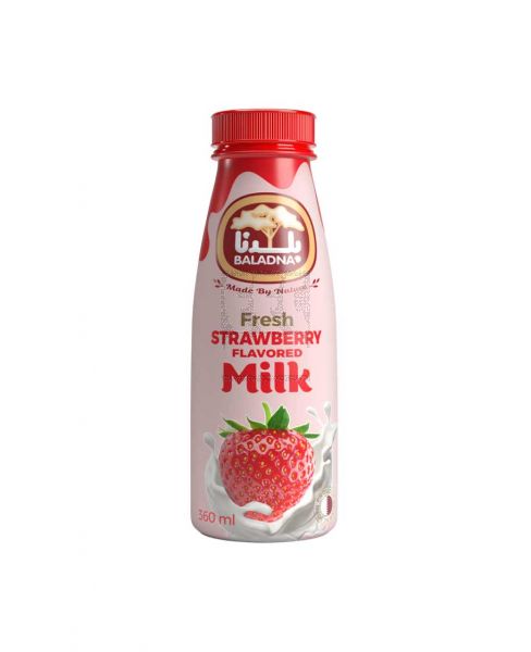 BALADNA FRESH STRAWBERRY MILK 360ML