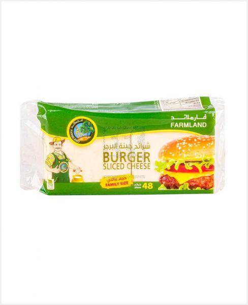 FARMLAND SLICED BURGER CHEESE 800GM SPECIAL OFFER