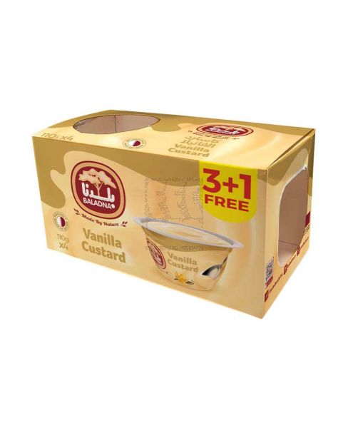 BALADNA CUSTARD VANILLA 110GM (3+1)