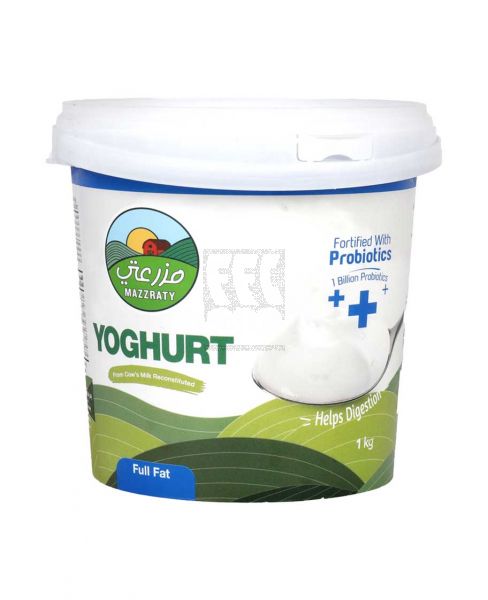 MAZZRATY YOGURT FULL FAT 1KG