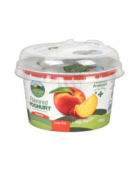 MAZZRATY FLAVOURED YOGURT PEACH LOW FAT 170GM