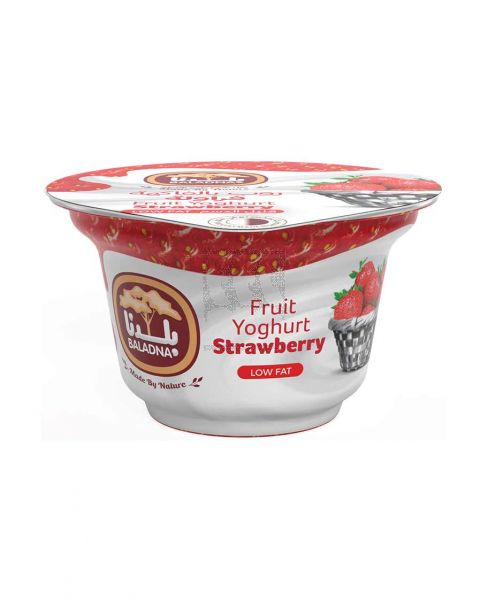 BALADNA STIRRED YOGHURT STRAWBERRY 150GM