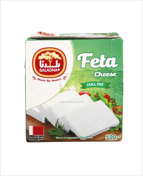 BALADNA FF FETA CHEESE WITH VEGETABLE OIL 500GM