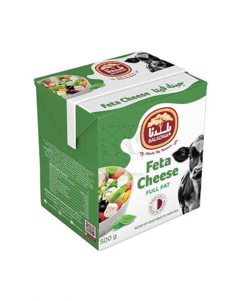 BALADNA FF FETA CHEESE WITH VEGETABLE OIL 500GM