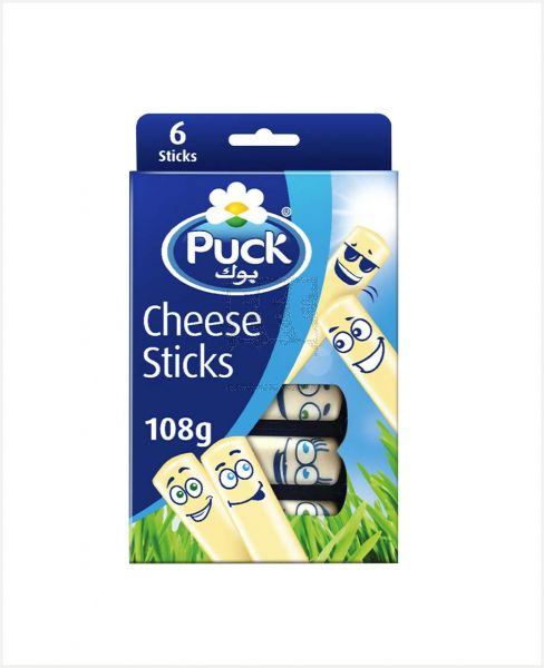 PUCK CHEESE STICKS 6X18GM (108GM)  @S.OFFER