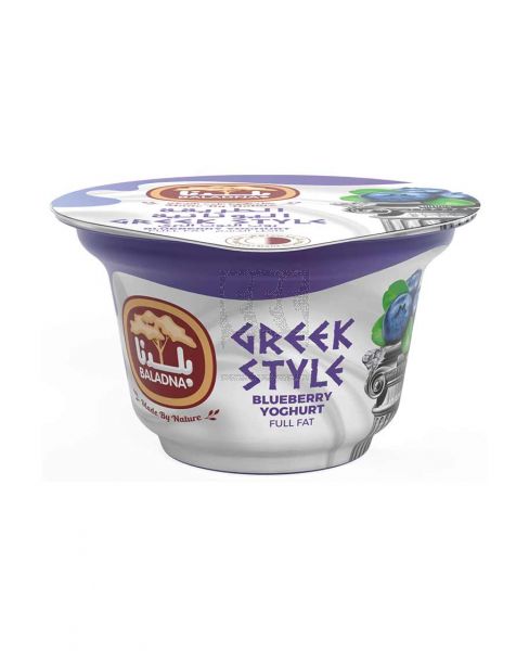 BALADNA GREEK STYLE BLUEBERRY YOGHURT 150GM