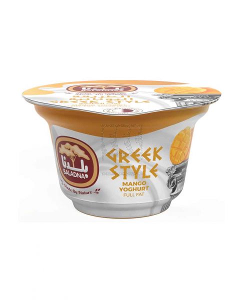 BALADNA GREEK STYLE MANGO YOGHURT 150GM