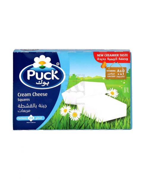 PUCK CREAM CHEESE SQUARES 24PCS 432GM