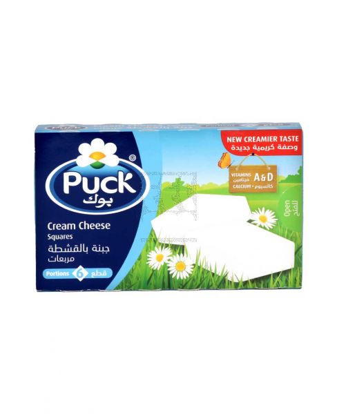 PUCK CREAM CHEESE SQUARES 6PCS 108GM