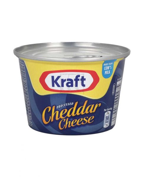 KRAFT PROCESSED CHEDDAR CHEESE CAN 190GM