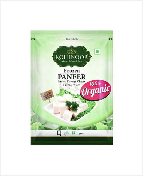 KOHINOOR 100% ORGANIC FROZEN PANEER 500GM