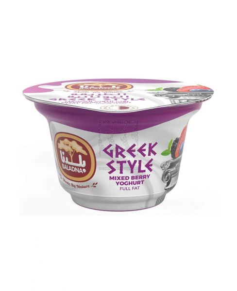 BALADNA GREEK STYLE MIX BERRY YOGHURT 150GM