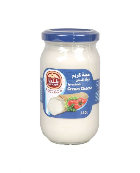BALADNA PROCESSED CREAM CHEESE SPREAD 240GM