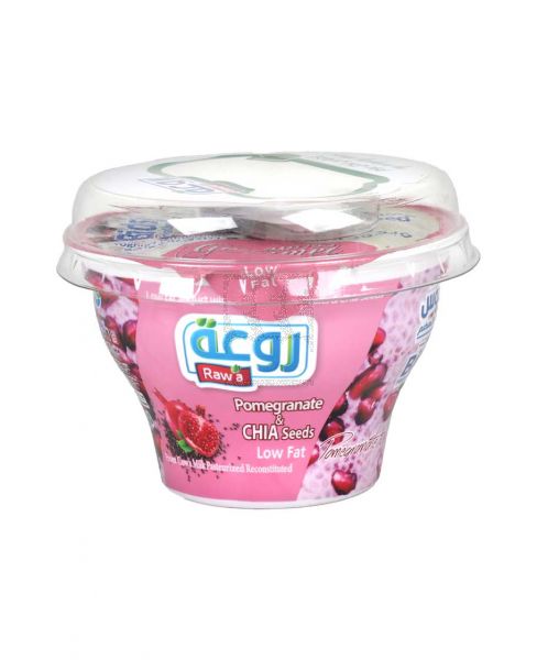 RAWA FRUIT YOGHURT POMEGRANATE AND CHIA SEEDS 150GM