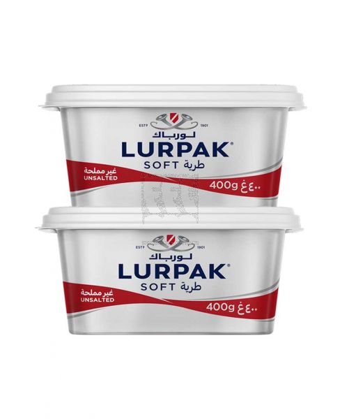 LURPAK SOFT UNSALTED TUB 2SX400GM PROMO
