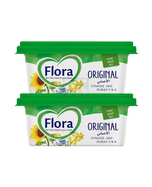 FLORA VEGETABLE OIL SPREAD ORIGINAL 2X500GM @S.OFFER
