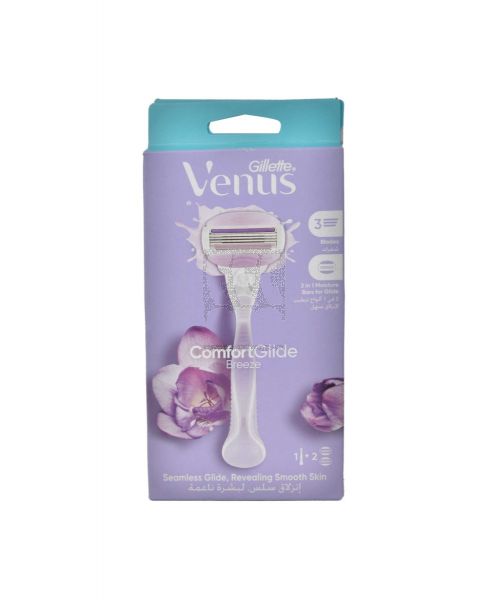 GILLETTE VENUS BREEZE 2IN1 RAZOR+SHAVE GEL BARS #GG210-0