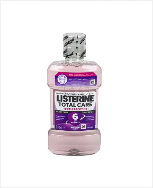 LISTERINE TOTAL CARE ZERO MOUTHWASH SMOOTH MINT 250ML