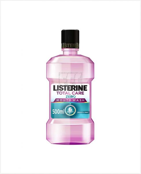 LISTERINE TOTAL CARE ZERO MOUTHWASH SMOOTH MINT 500ML