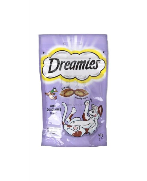 DREAMIES CAT CRAVE WITH DELECTABLE DUCK 60GM