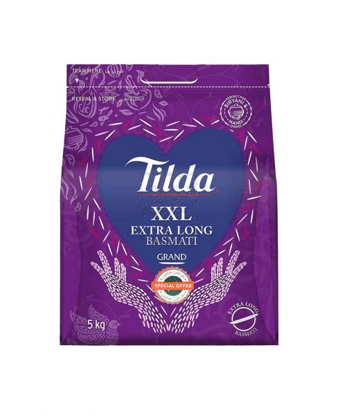 TILDA GRAND EXTRA LONG BASMATI RICE 5KG 30% OFF