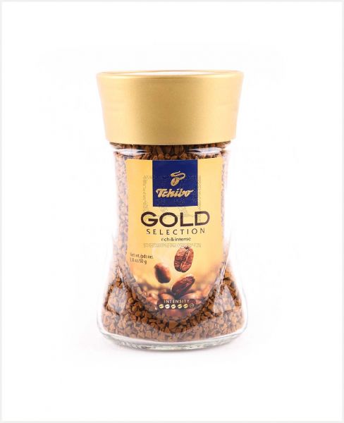 TCHIBO GOLD SELECTION RICH & INTENSE INSTANT COFFEE 50GM
